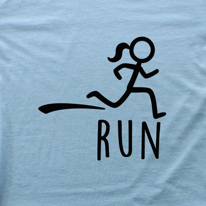 Running Girl Mascot T-shirt