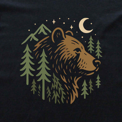 Minimalist Bear Landscape T-shirt