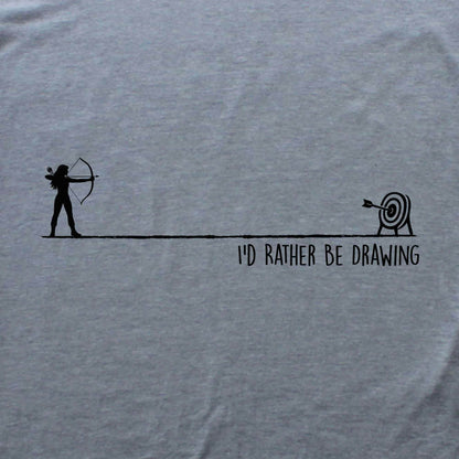 I'd Rather Be Drawing T-shirt