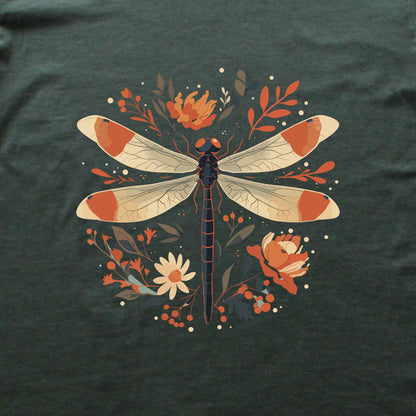 Floral DragonFly  T-shirt