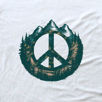 Peace Sign Forest T-shirt