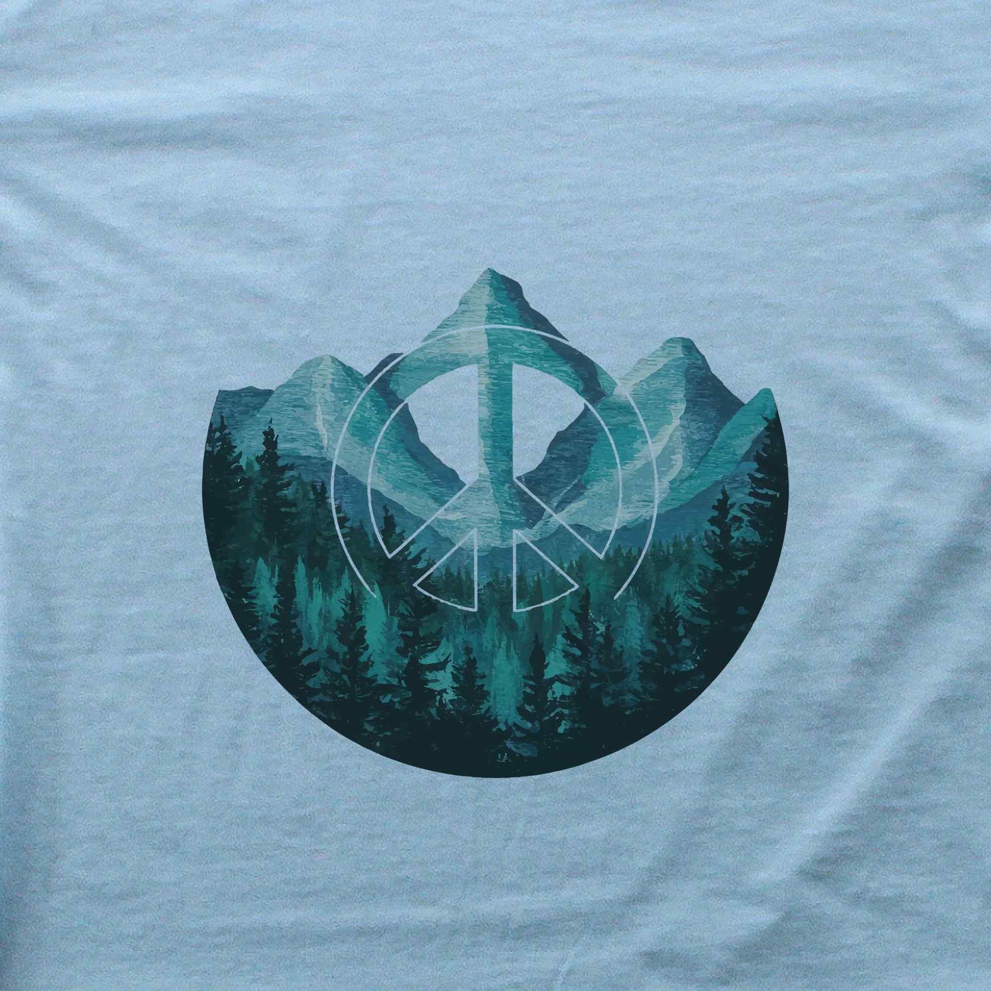 Peace Sign Mountains T-shirt