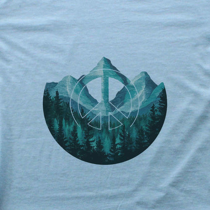 Peace Sign Mountains T-shirt