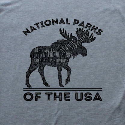USA  Moose National Park T-shirt