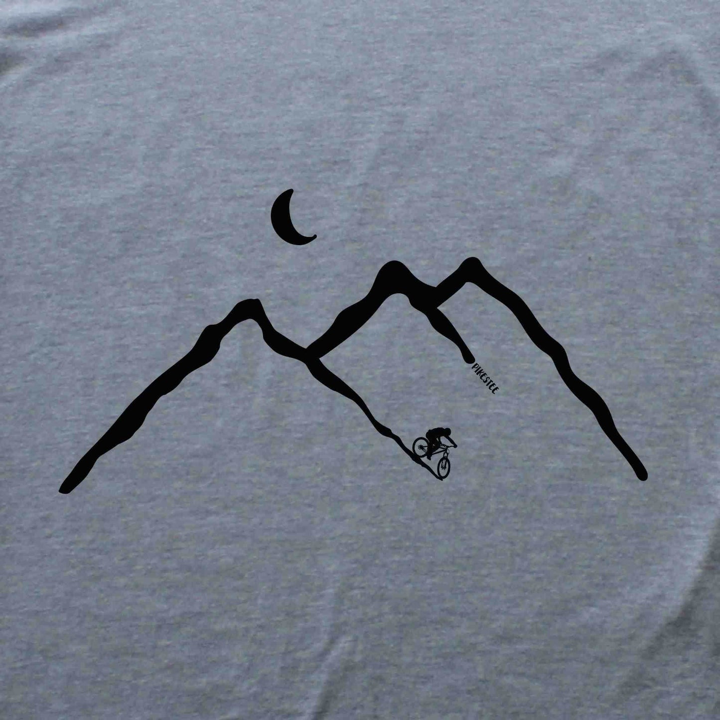 Biking Mountain Path Back-Print Hoodie
