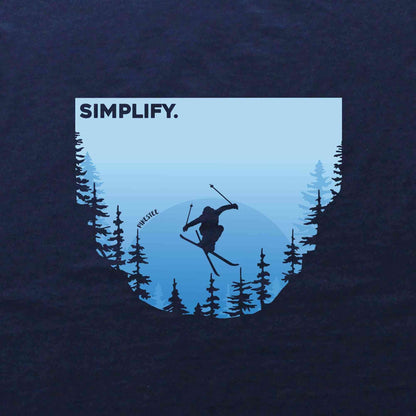 Ski Blue Sunrise T-shirt