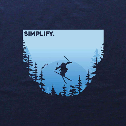 Ski Blue Sunrise T-shirt