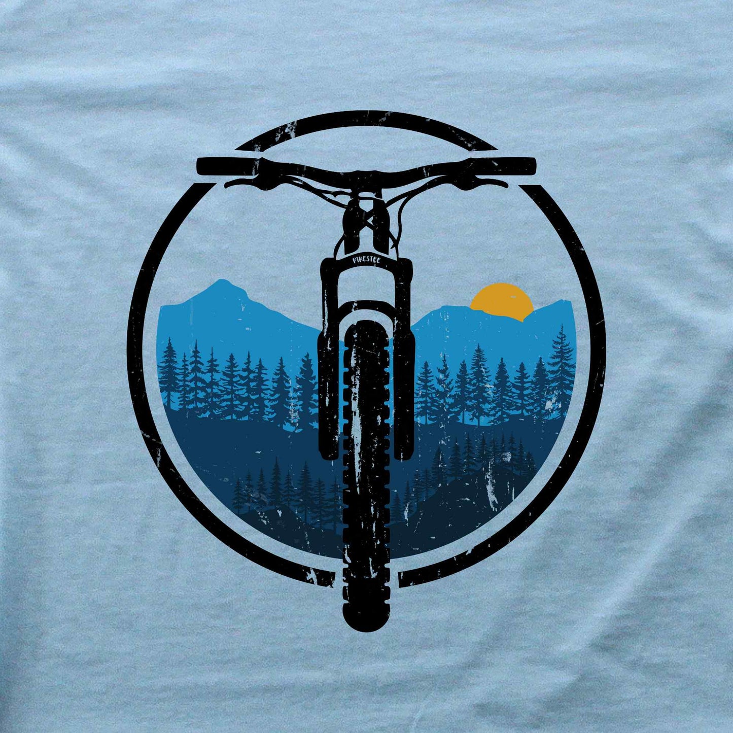 MTB Wheel Mountain T-shirt