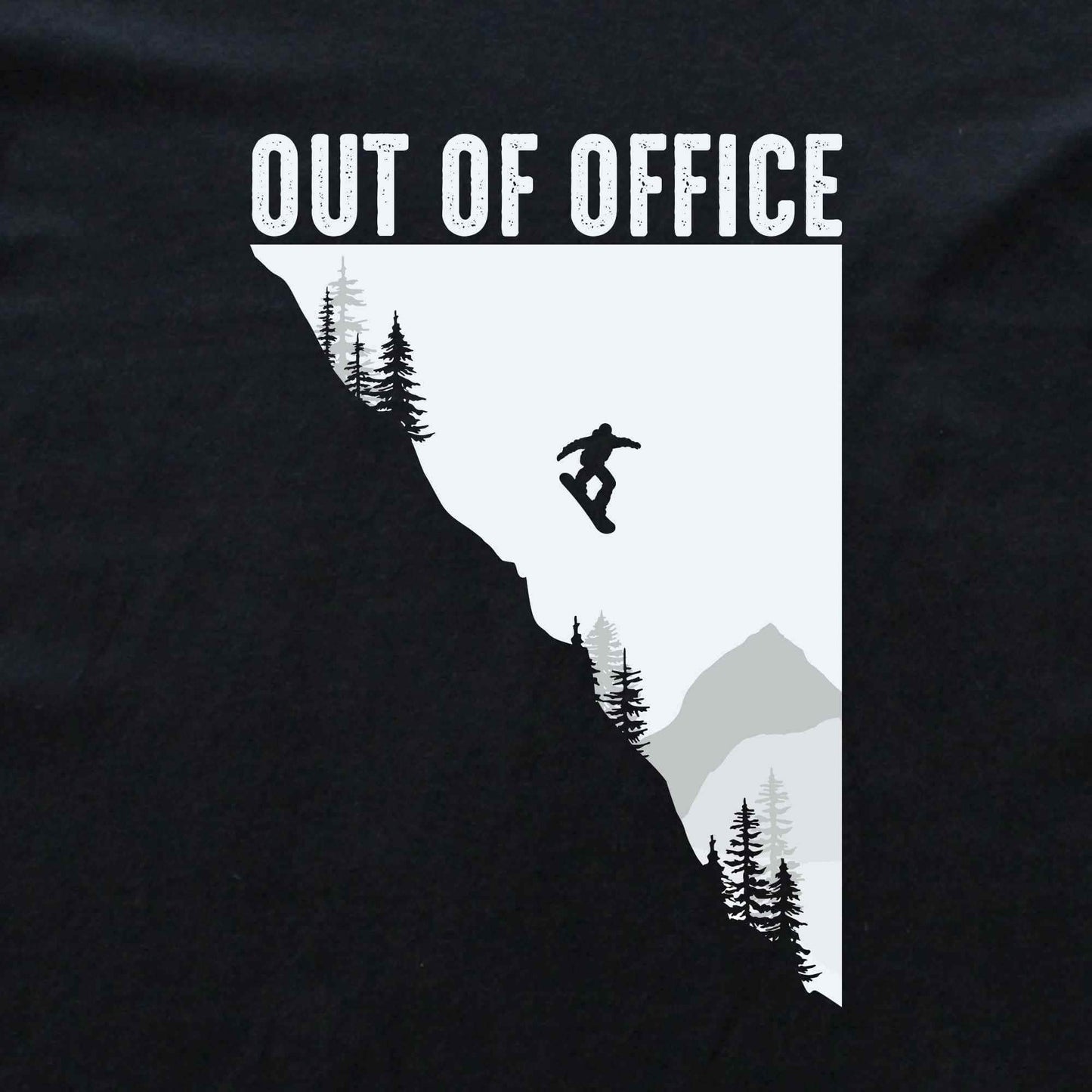 Out Of Office Snow Jump T-shirt