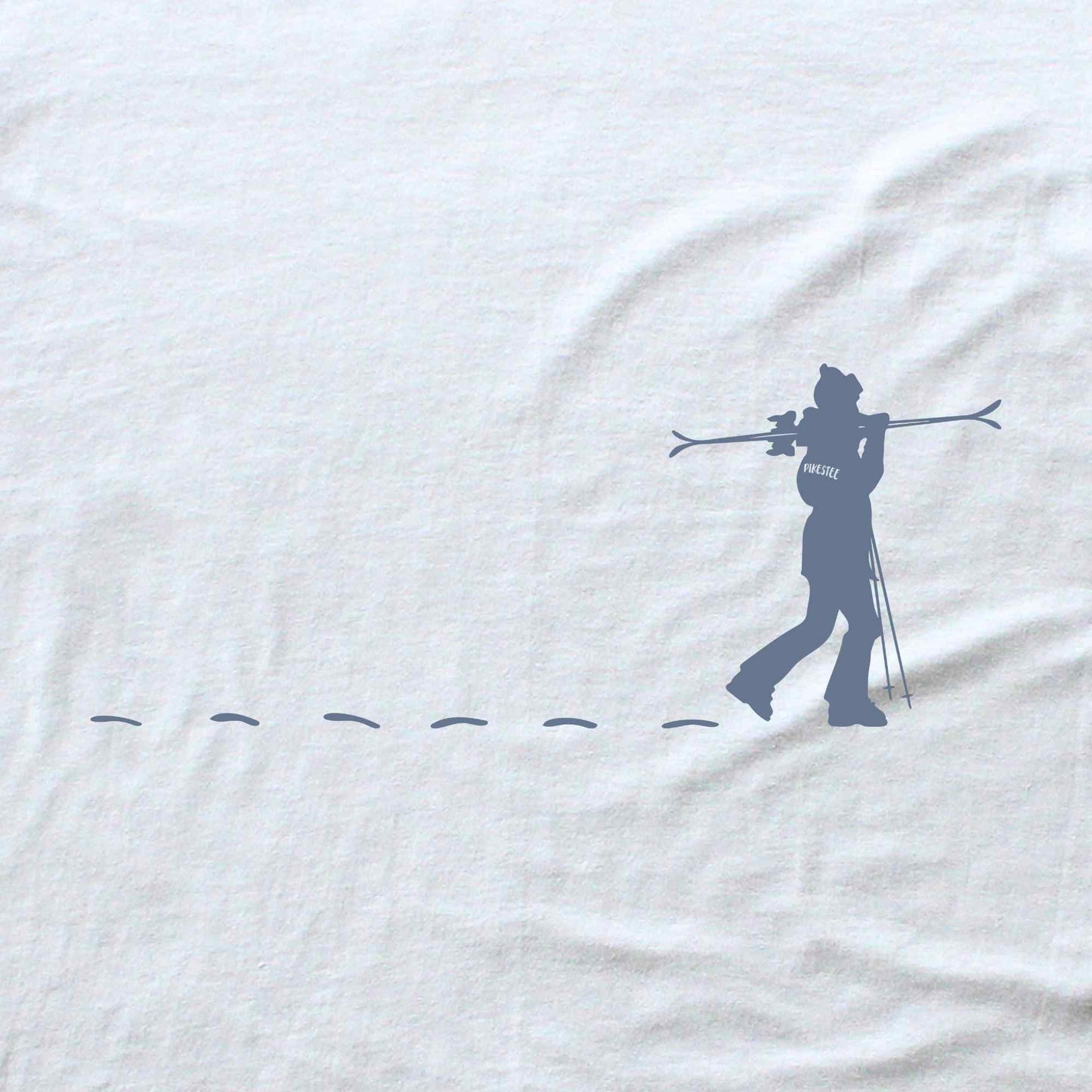 Skier Girl Path T-shirt