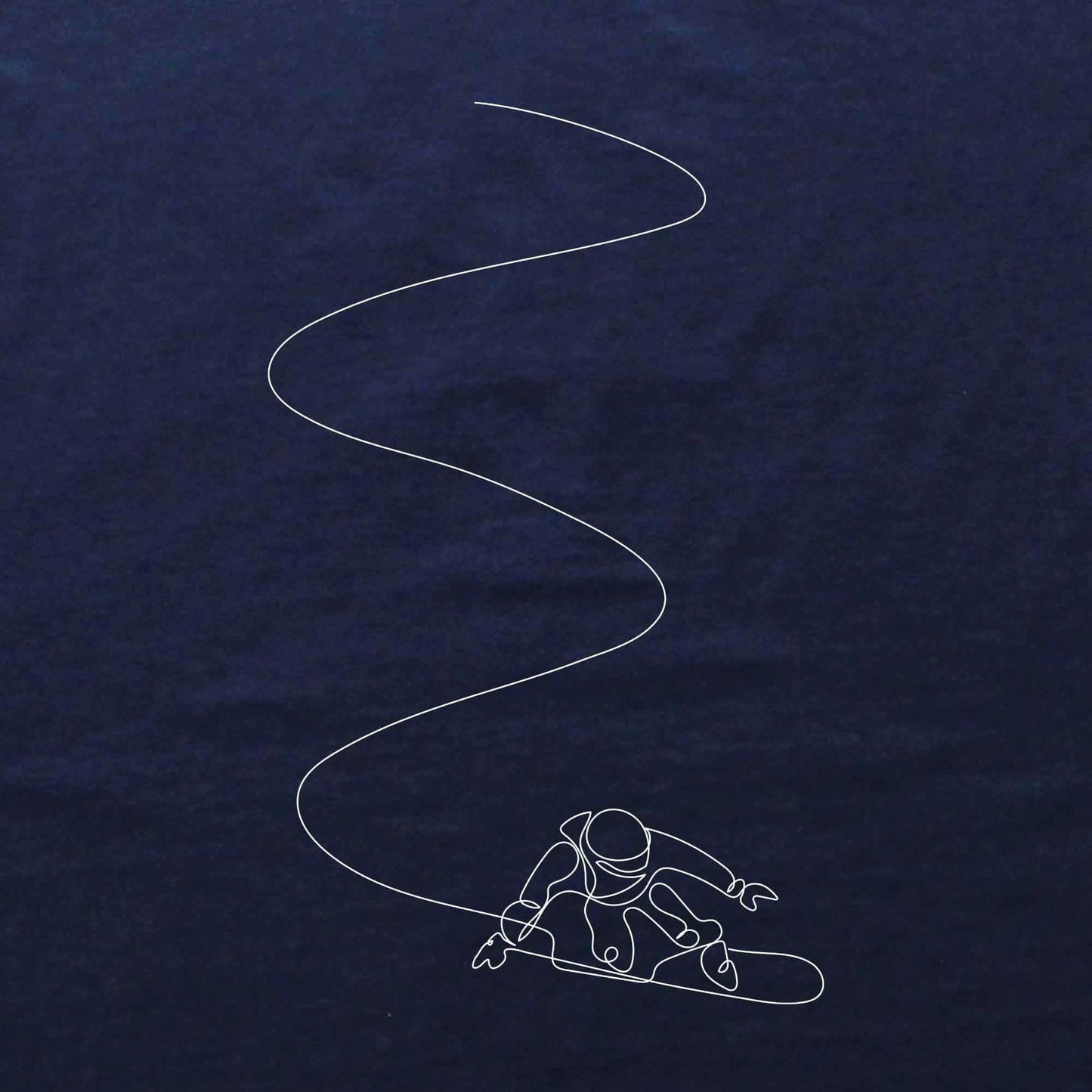 Snowboarder Slalom Art T-shirt