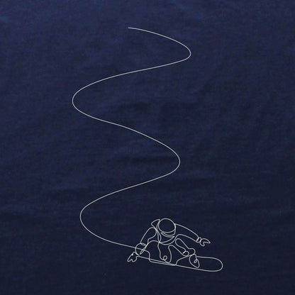 Snowboarder Slalom Art T-shirt