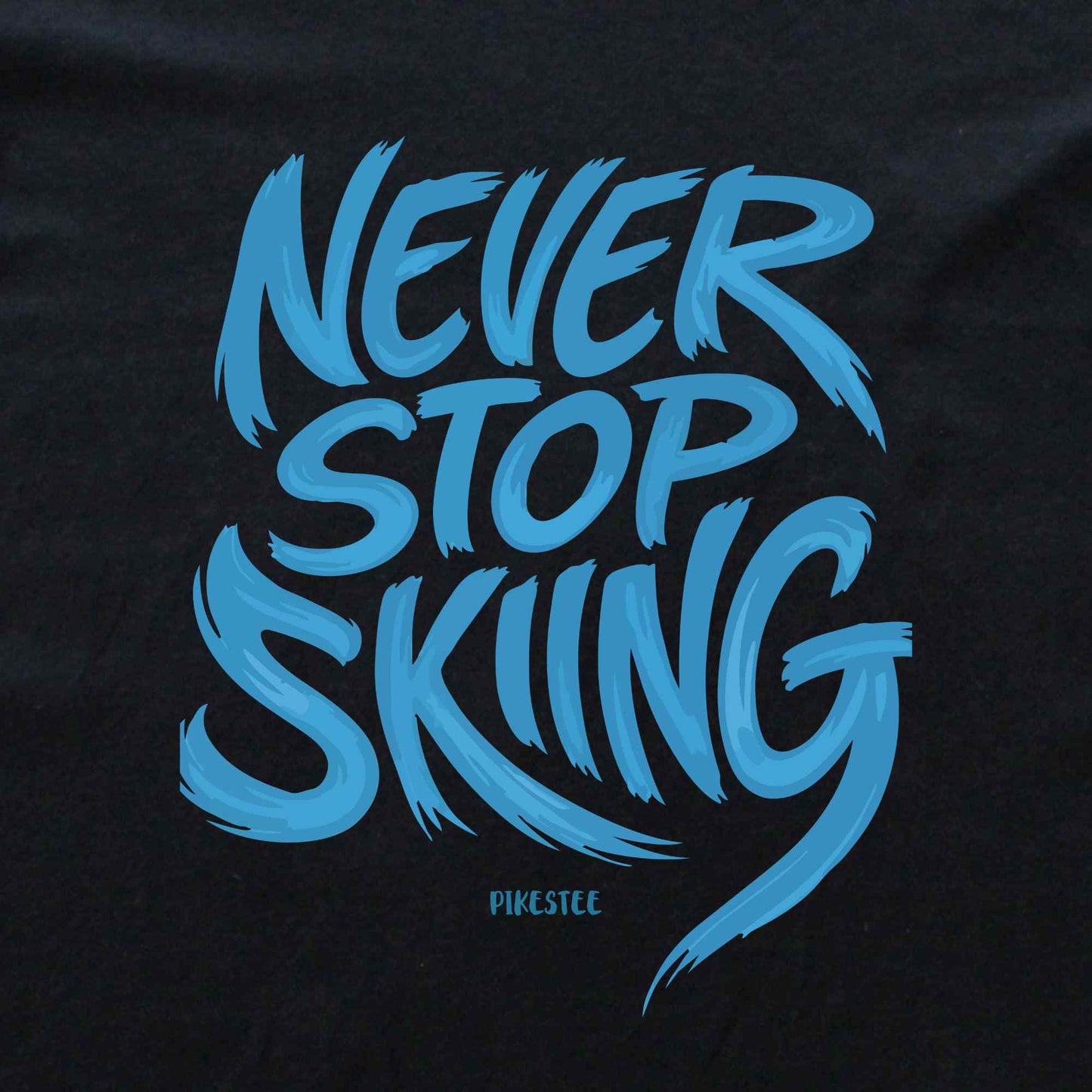 Never Stop Skiing T-shirt