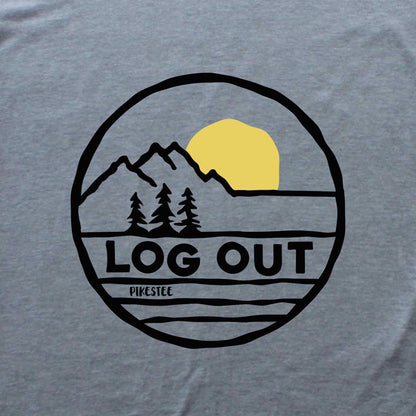 Log Out Pikestee T-shirt