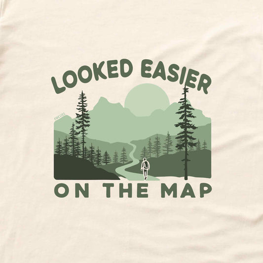 Looked Easier On The Map T-shirt