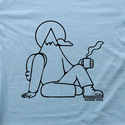 Hiker Mascot, Wander more T-shirt