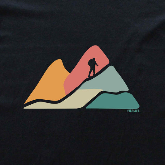 Abstract Hiker Silhouette T-shirt