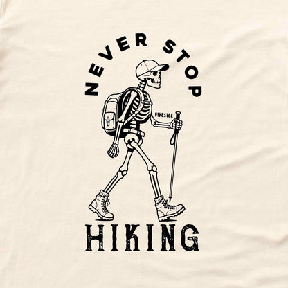Never Stop Hiking T-shirt