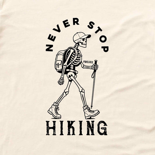 Never Stop Hiking T-shirt