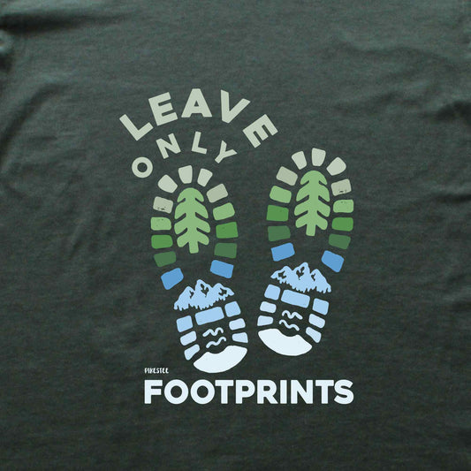 Leave Only FootPrints T-shirt