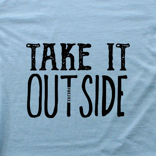 Take It Outside Typo T-shirt