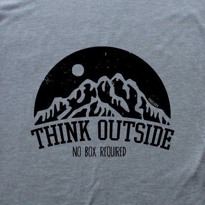 Thinkg Outside, No Box Required T-shirt