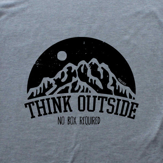 Thinkg Outside, No Box Required T-shirt