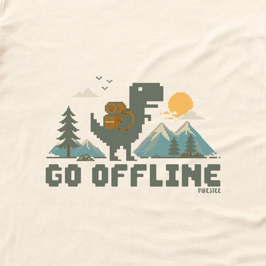 Go Offline Dino T-shirt
