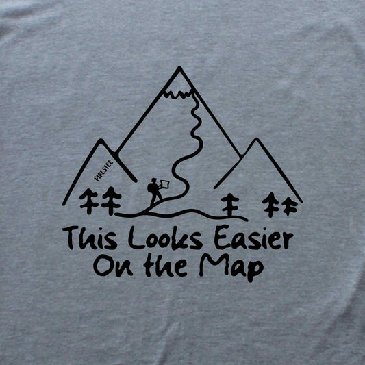 This Looks Easier On The Map T-shirt
