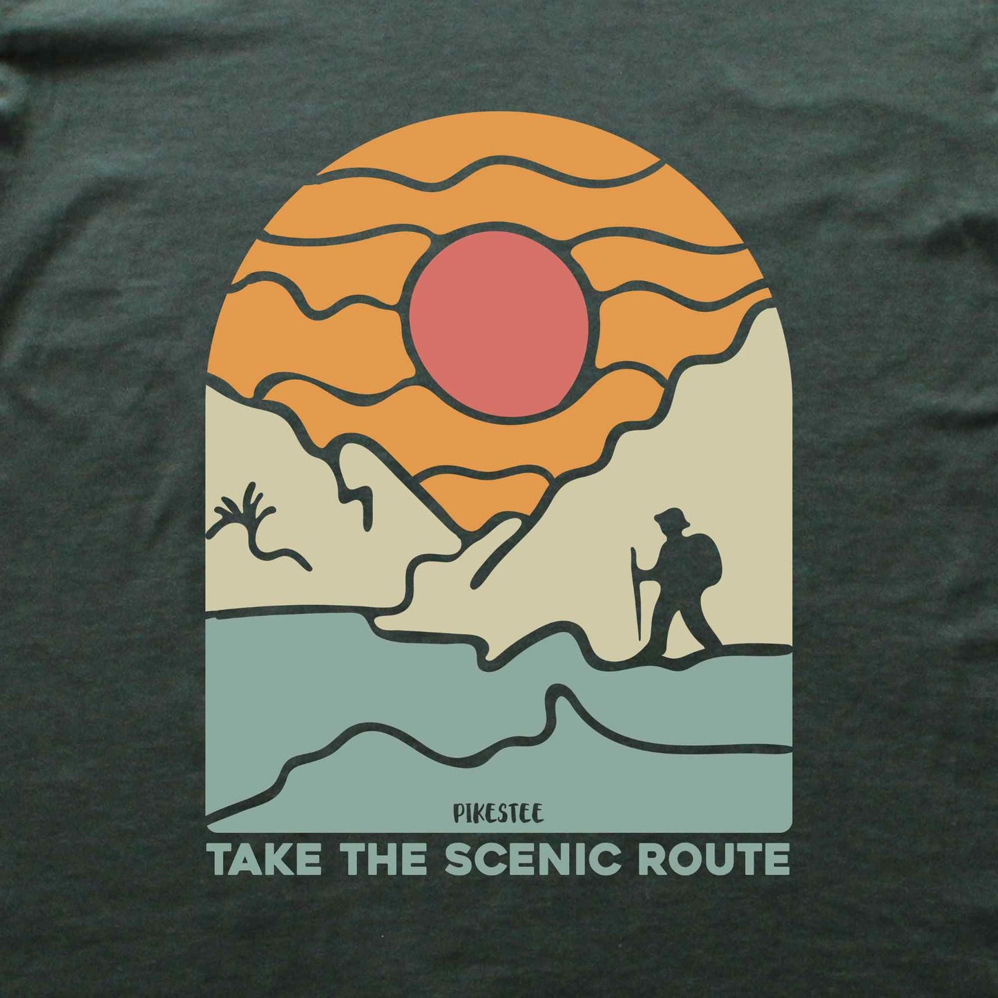 Take The Scenic Route Sun T-shirt