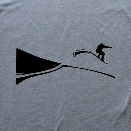 Ridge Jump Snowboard T-shirt