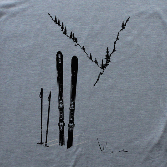 Minimalist Ski View T-shirt