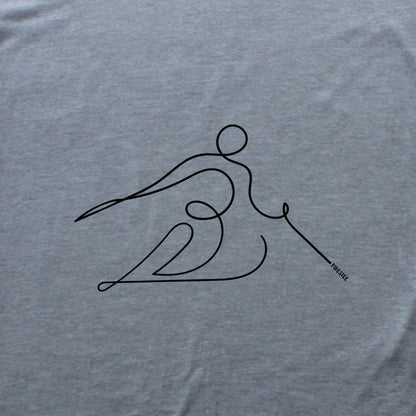 Single Line Skier T-shirt