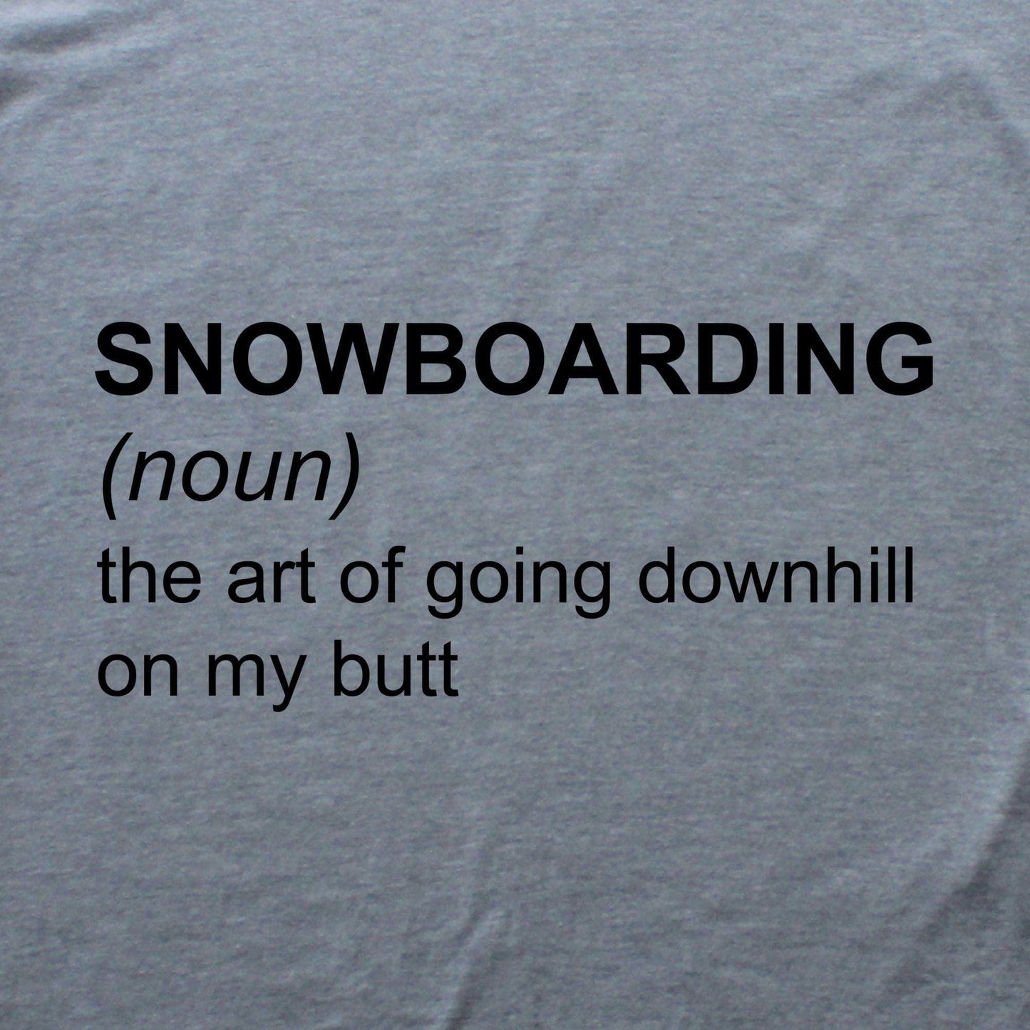 Snowboarding Definition T-shirt
