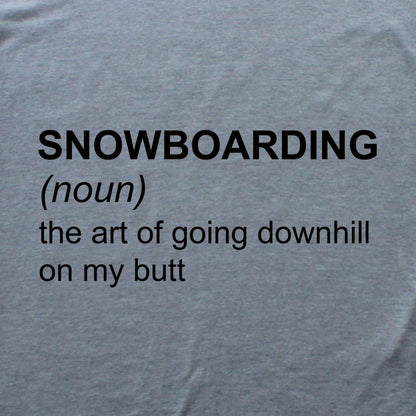 Snowboarding Definition T-shirt