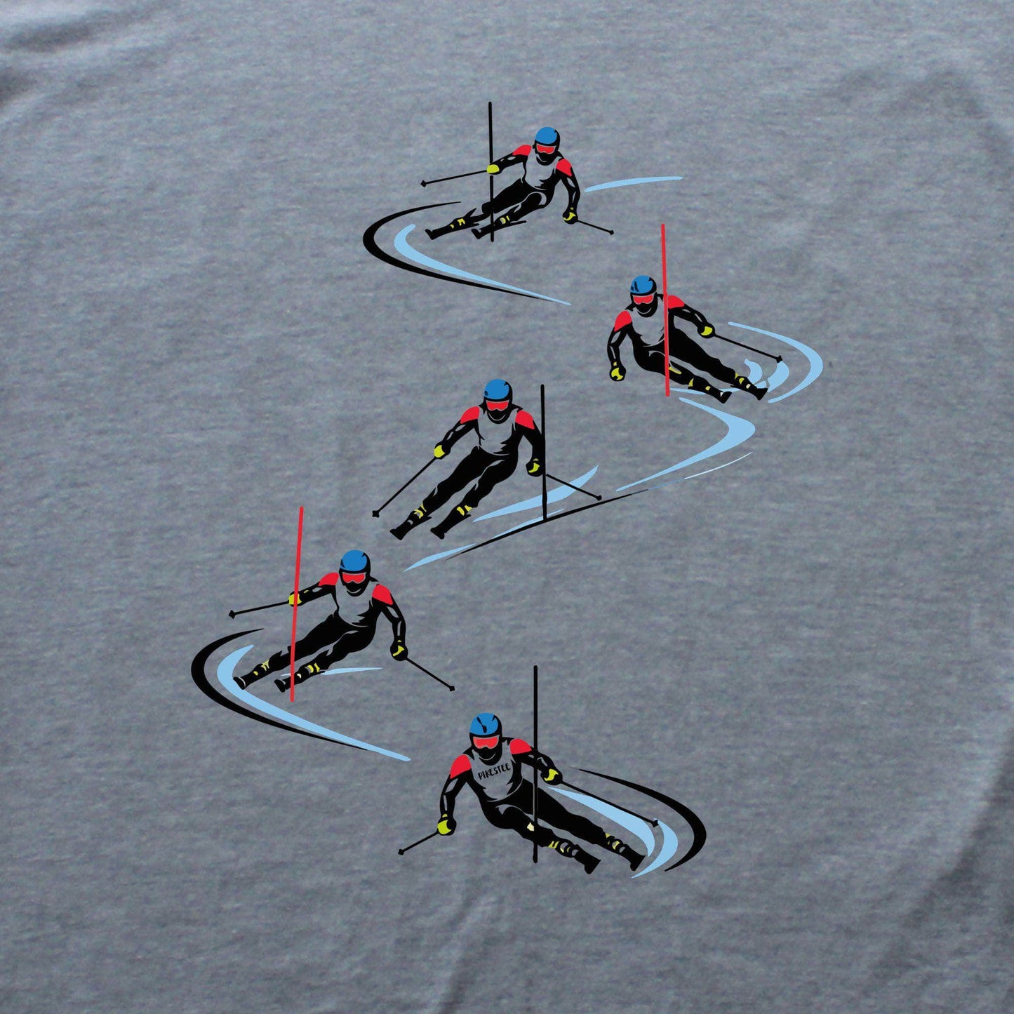 Skier Race Turns T-shirt