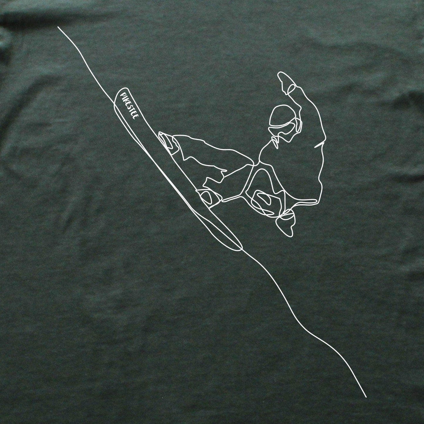 Snowboard Turn Line Art T-shirt