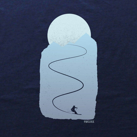 Ski Slalom Grunge T-shirt