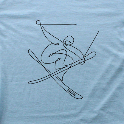 Ski Jump Line Art T-shirt