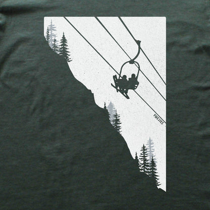 Ski Chair Landscape T-shirt