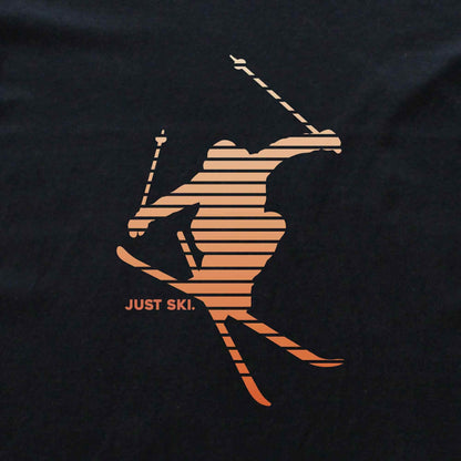 Skier Gradient, Just Ski T-shirt
