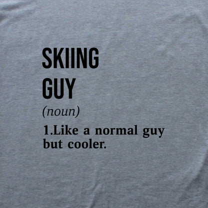 Skiing Guy Definition T-shirt