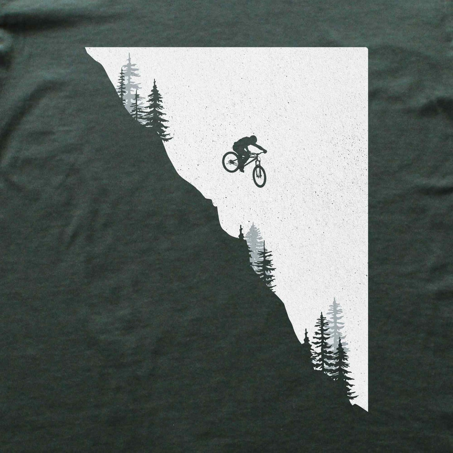 Mountain Bike Jump Back-Print Hoodie