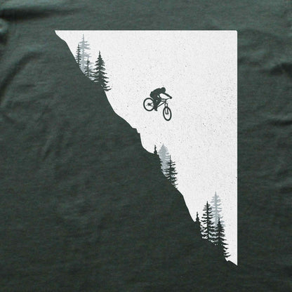 Mountain Bike Jump Back-Print Hoodie