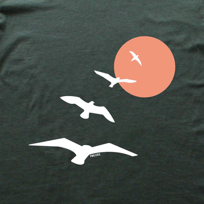 Birds Path Sun T-shirt