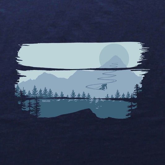 Ski Slalom Landscape T-shirt