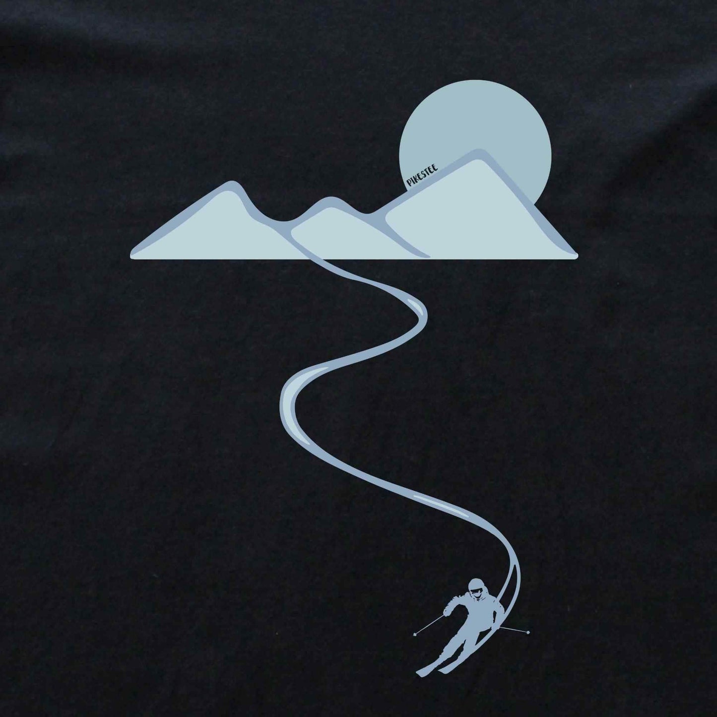Ski Path Landscape T-shirt