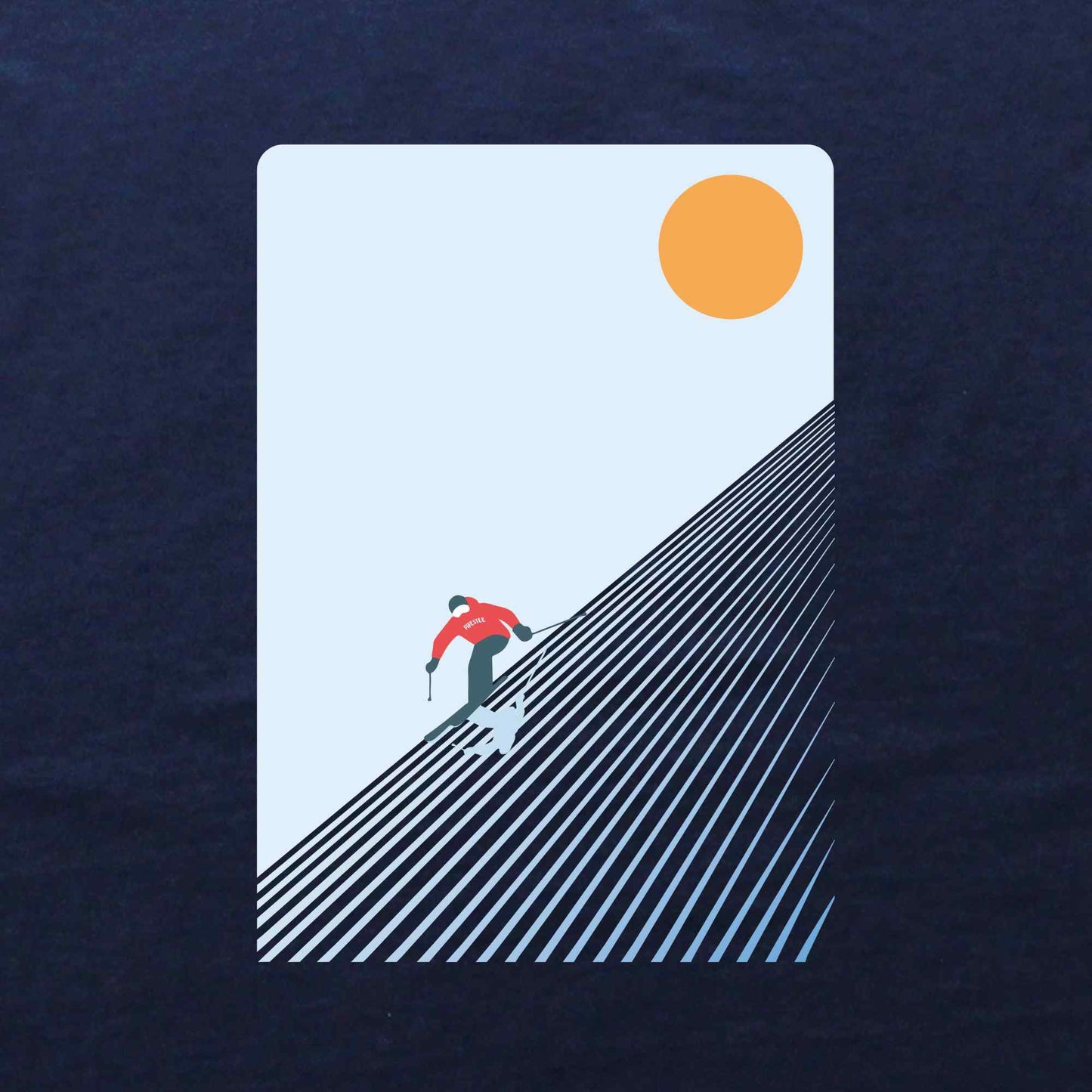 Ski Steep Slope T-shirt