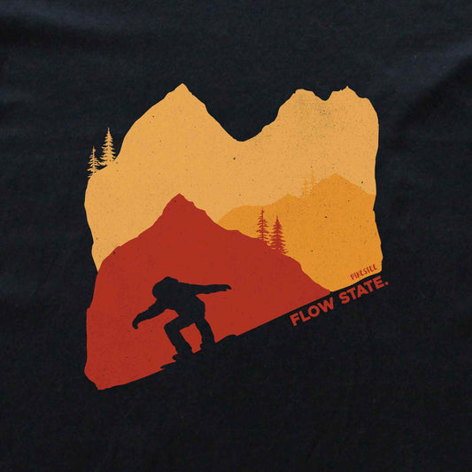 Flow State Snowboard T-shirt