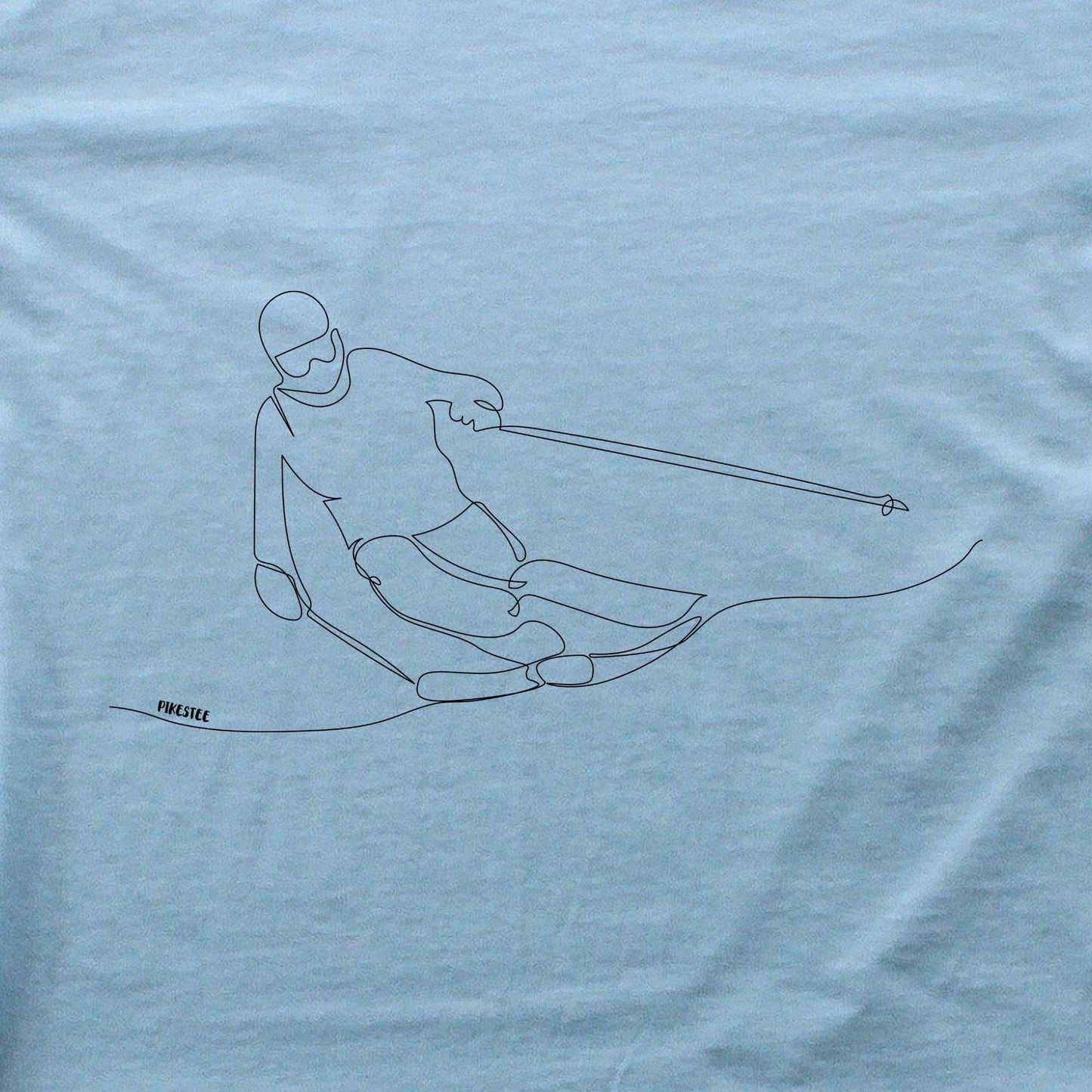 Ski Slide Line Art T-shirt